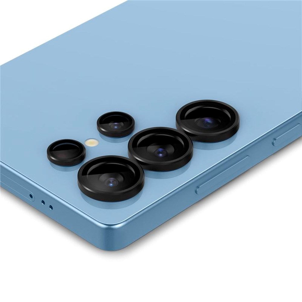 Samsung Galaxy S25 Ultra Spigen EZ Fit Optik Pro Kameralinsskyddsglas - 2 st - Svart