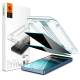Samsung Galaxy S25 Ultra Spigen Glass tR EZ Fit HD Skärmskyddsglas - Privacy - 2 st - Genomskinlig