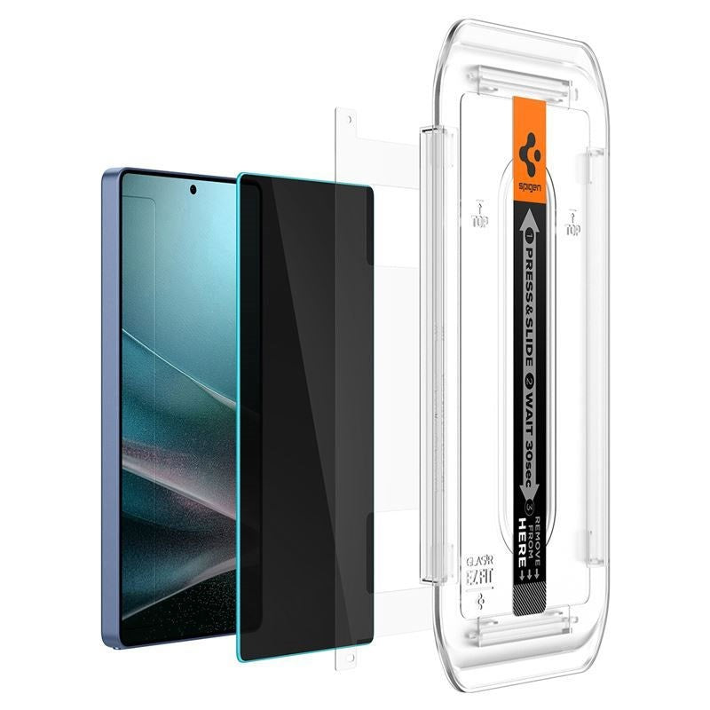 Samsung Galaxy S25 Ultra Spigen Glass tR EZ Fit HD Skärmskyddsglas - Privacy - 2 st - Genomskinlig