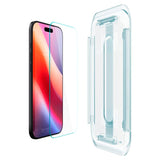 iPhone Air Spigen Glass tR EZ Fit Skärmskyddsglas - 2 st - Genomskinlig