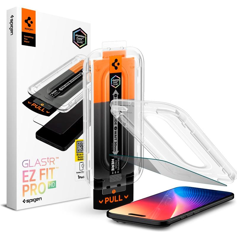 iPhone Air Spigen Glass tR EZ Fit Pro HD Skärmskyddsglas - Privacy Funktion - Genomskinlig