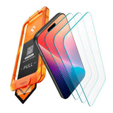 iPhone 17 Pro Max Spigen Skärmskydd med AlignMaster - 3 st. - Genomskinlig