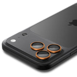 iPhone 17 Pro / 17 Pro Max / 16 Pro / 16 Pro Max / 15 Pro / 15 Pro Max / 14 Pro / 14 Pro Max Spigen Glass tR EZ Fit Optik Pro Kameralinsskyddsglas - 2 st - Orange