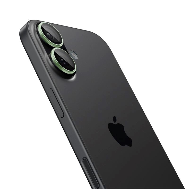iPhone 17 Spigen Glass tR EZ Fit Optik Pro Kameralinsskyddsglas - 2 st - Grön