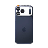 iPhone 17 Pro Spigen Glass tR EZ Fit Optik Pro XL Kameraskydd – Blå