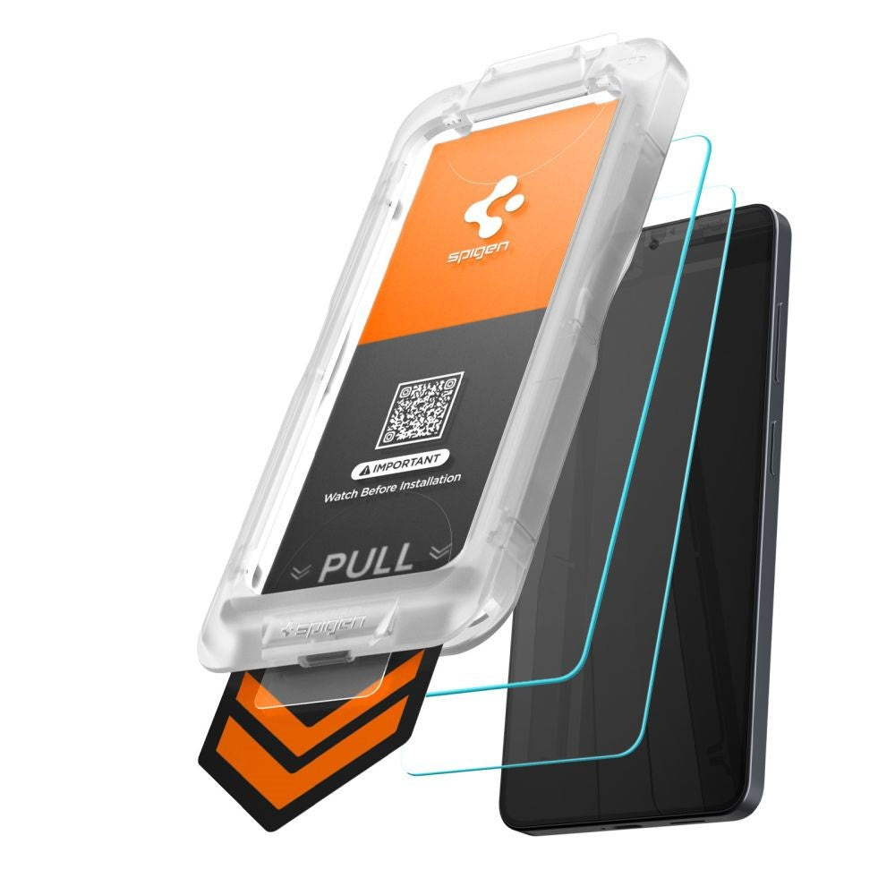 Samsung Galaxy S26+ (Plus) Spigen Glass tR EZ Fit Pro HD Skärmskyddsglas - 2 st - Genomskinlig