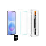 Samsung Galaxy A57 Spigen EZ Fit Glas tR Skärmskydd - 2 st - Case Friendly - Genomskinlig