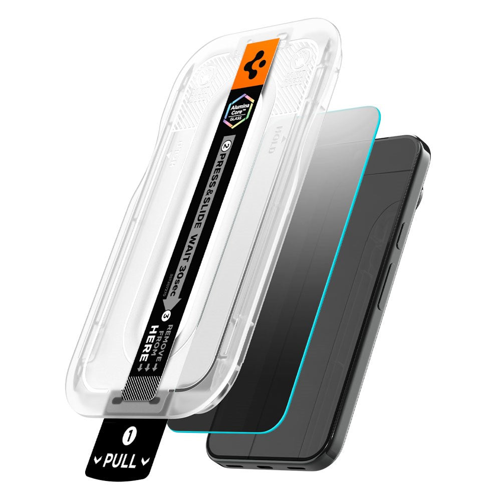 Google Pixel 11 Pro / 10 Pro / 9 Pro / 9 Spigen Glass tR EZ Fit Pro Privacy Skärmskydd - 2 st - Genomskinlig