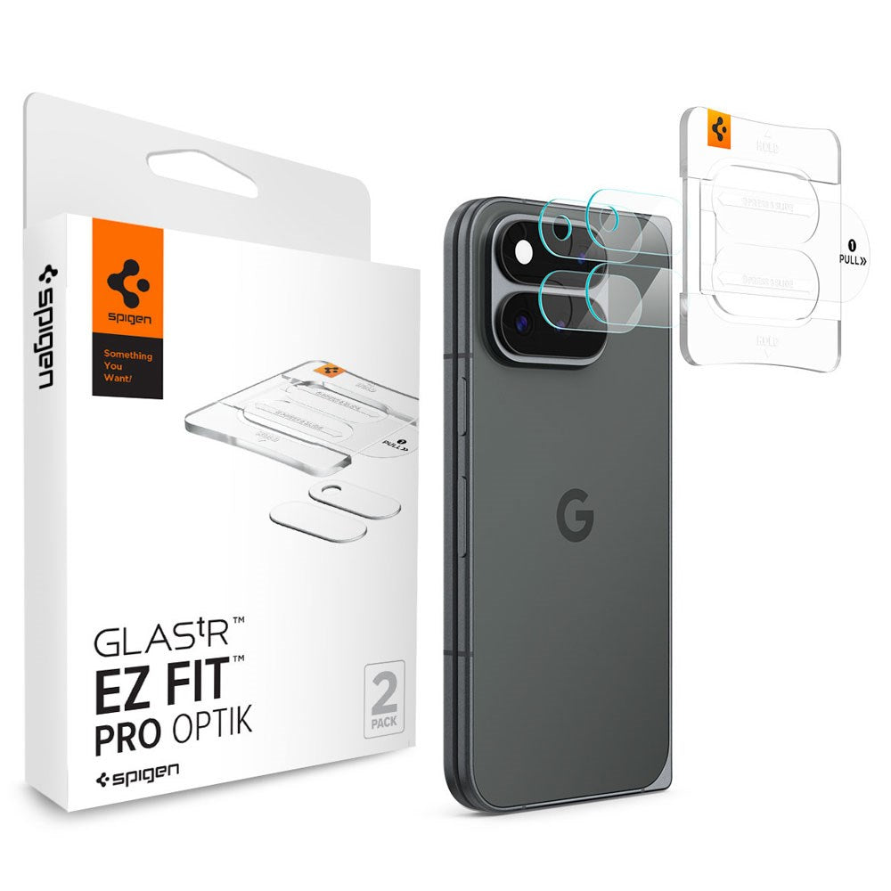 Google Pixel 11 Pro Fold Spigen Glass tR EZ Fit Optics Pro Kameralinsskydd - 2 st.