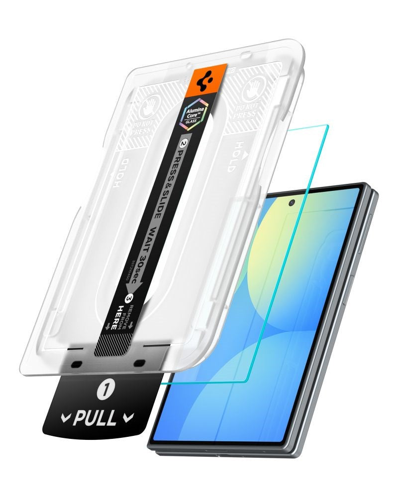 Samsung Galaxy Z Fold8 Spigen Glass tR EZ Fit Pro HD Skärmskyddsglas - Genomskinlig