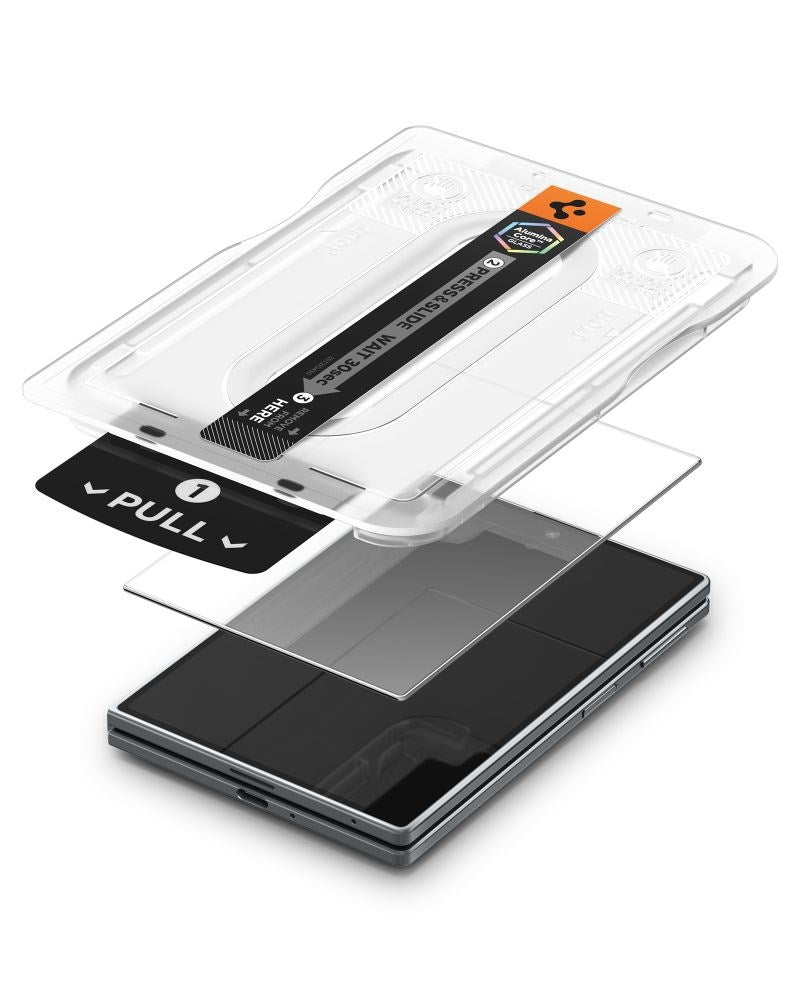 Samsung Galaxy Z Fold8 Spigen Glass tR EZ Fit Pro HD Skärmskyddsglas - 2 st - Genomskinlig