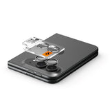 iPhone Duo Spigen Glass tR EZ Fit Optik Pro Kameralinsskydd - 2 st - Vit