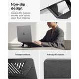 Spigen Hopfällbart Universal Laptopställ - Svart