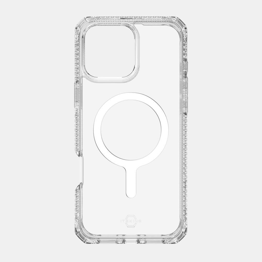 iPhone 16 Pro ITSKINS Hybrid MagClear Skal - MagSafe Kompatibel - Genomskinlig