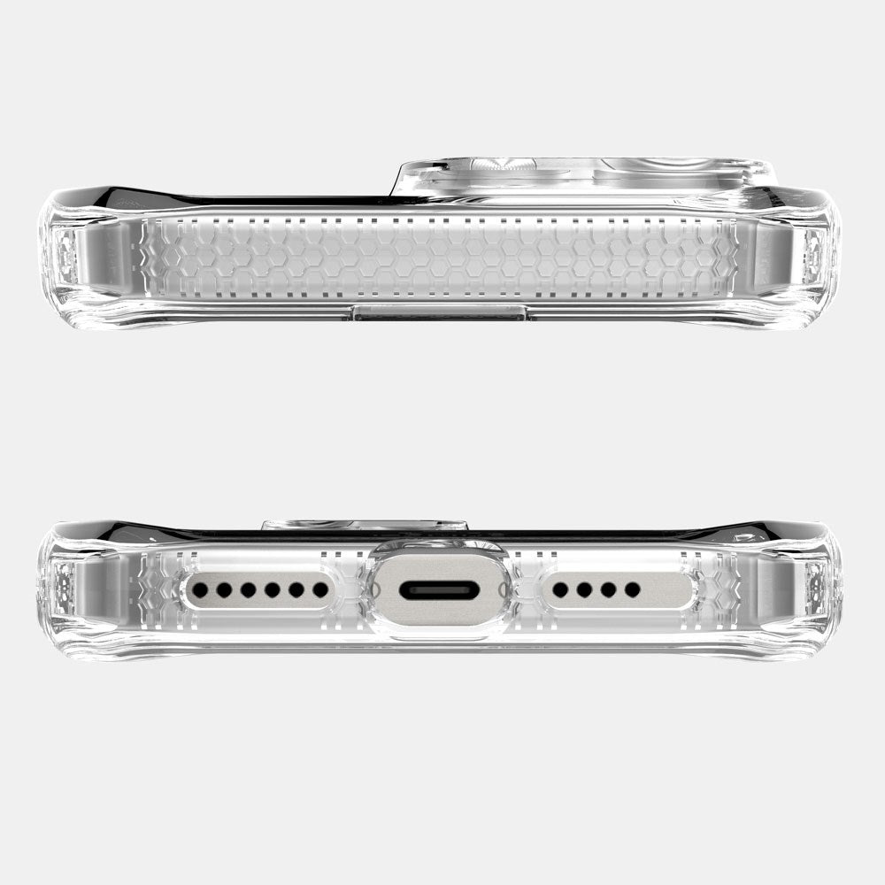 iPhone 16 Pro ITSKINS Hybrid MagClear Skal - MagSafe Kompatibel - Genomskinlig