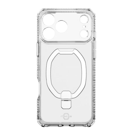 iPhone 17 Pro Max ITSKINS Hybrid Vapor Stand Skal - MagSafe Kompatibel - Genomskinlig