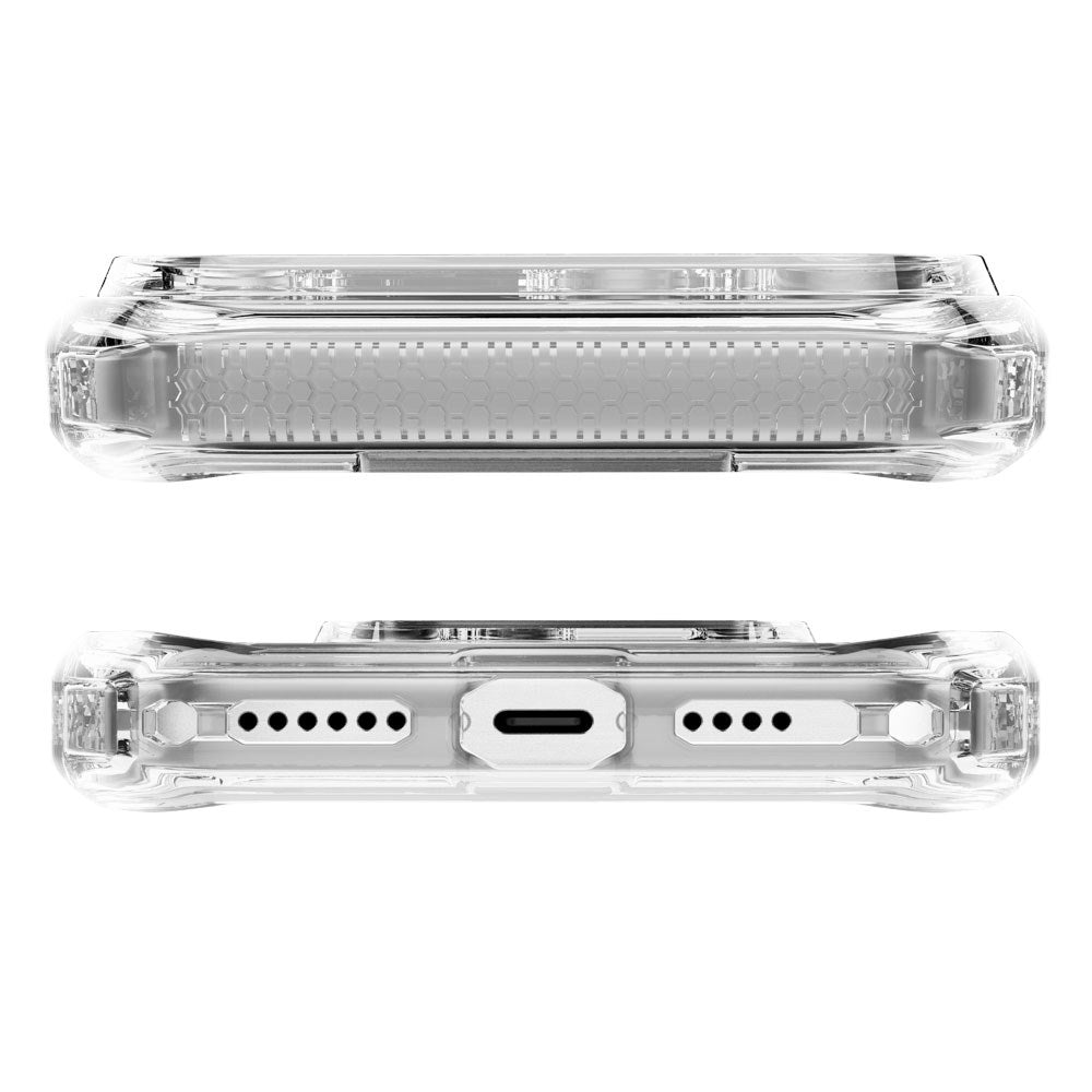 iPhone 17 Pro Max ITSKINS Hybrid Vapor Stand Skal - MagSafe Kompatibel - Genomskinlig