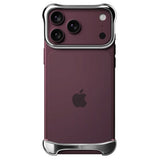 iPhone 18 Pro Arc Pulse Aluminum Bumper Skal - Silver
