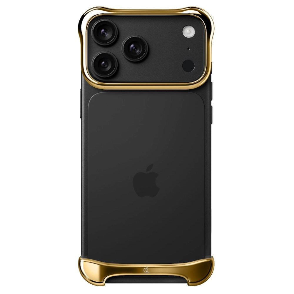 iPhone 18 Pro Max Arc Pulse Aluminum Bumper Skal - Gold