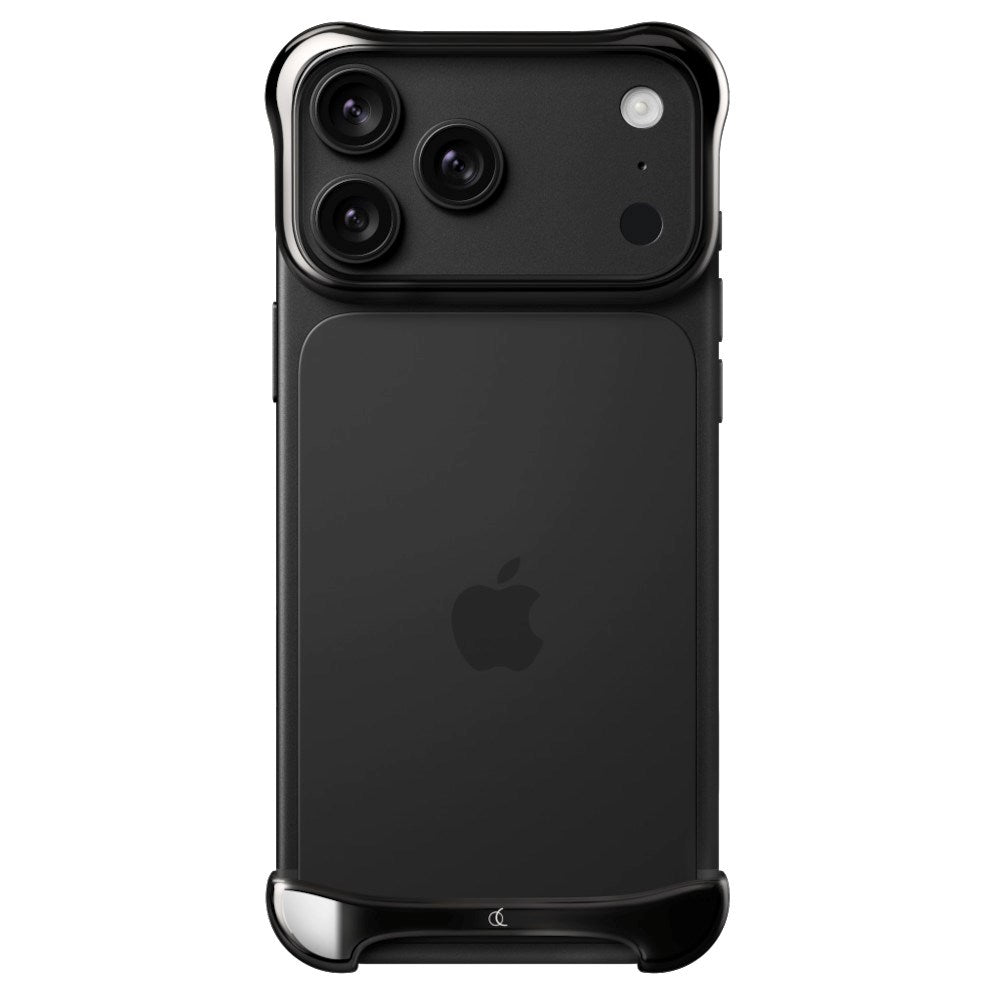 iPhone 18 Pro Max Arc Pulse Titanium Bumper Skal - Onyx Black