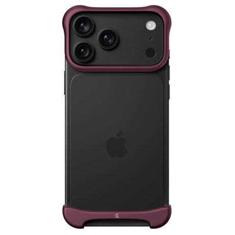 iPhone 18 Pro Arc Pulse Aluminum Bumper Skal - Matte Dark Red