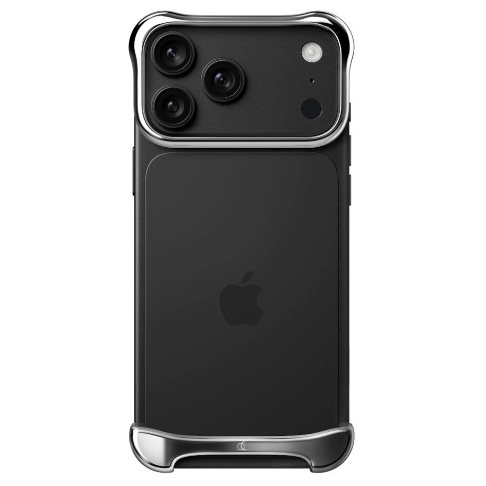 iPhone 18 Pro Arc Pulse Aluminum Bumper Skal - Silver