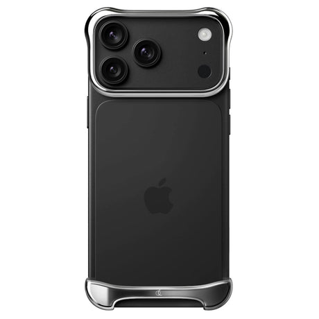 iPhone 18 Pro Max Arc Pulse Aluminum Bumper Skal - Silver