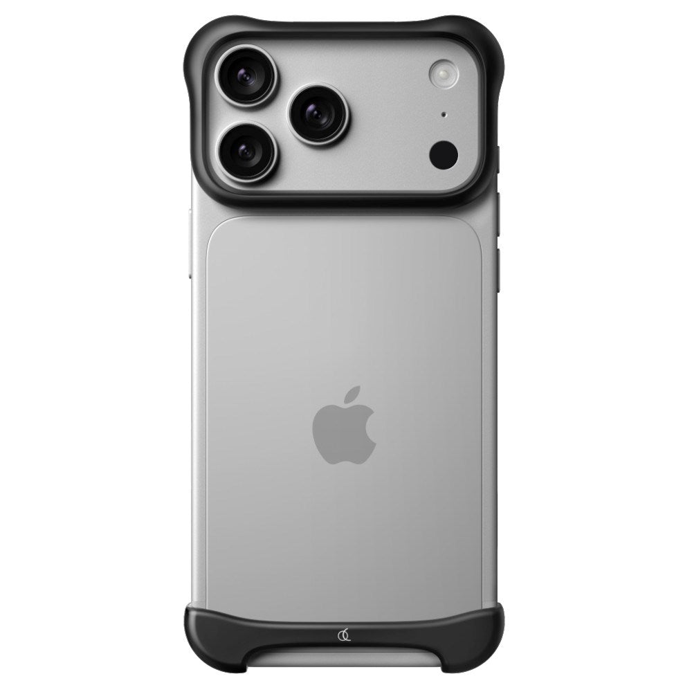 iPhone 18 Pro Max Arc Pulse Aluminum Bumper Skal - Matte Black