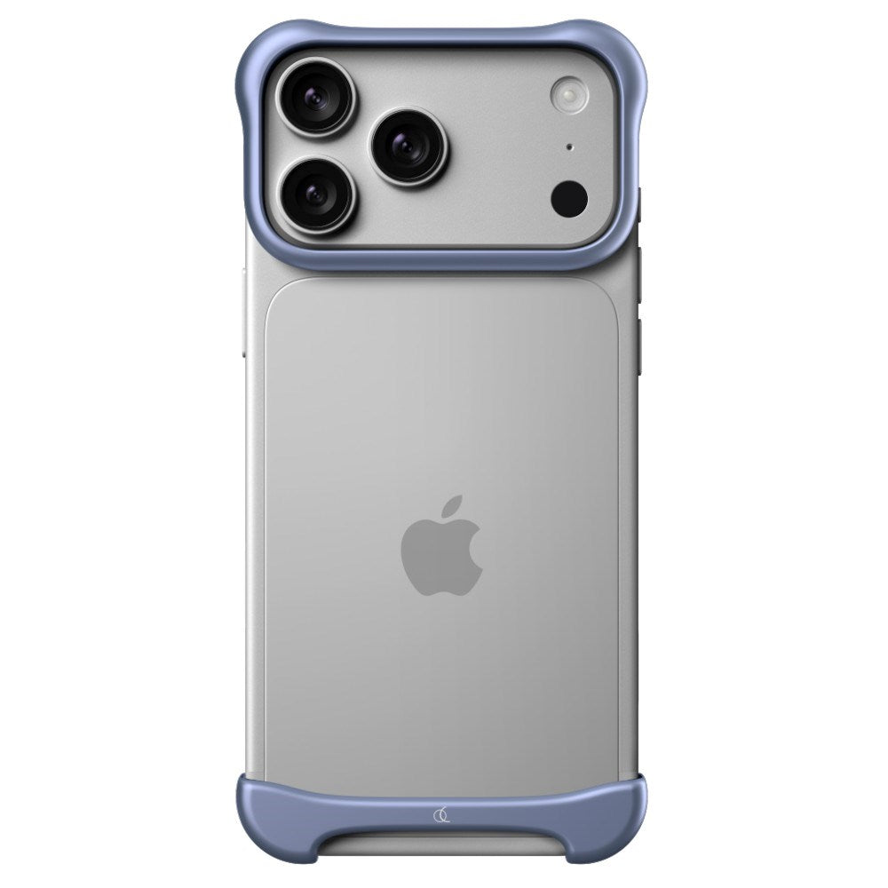 iPhone 18 Pro Max Arc Pulse Aluminum Bumper Skal - Matte Light Blue