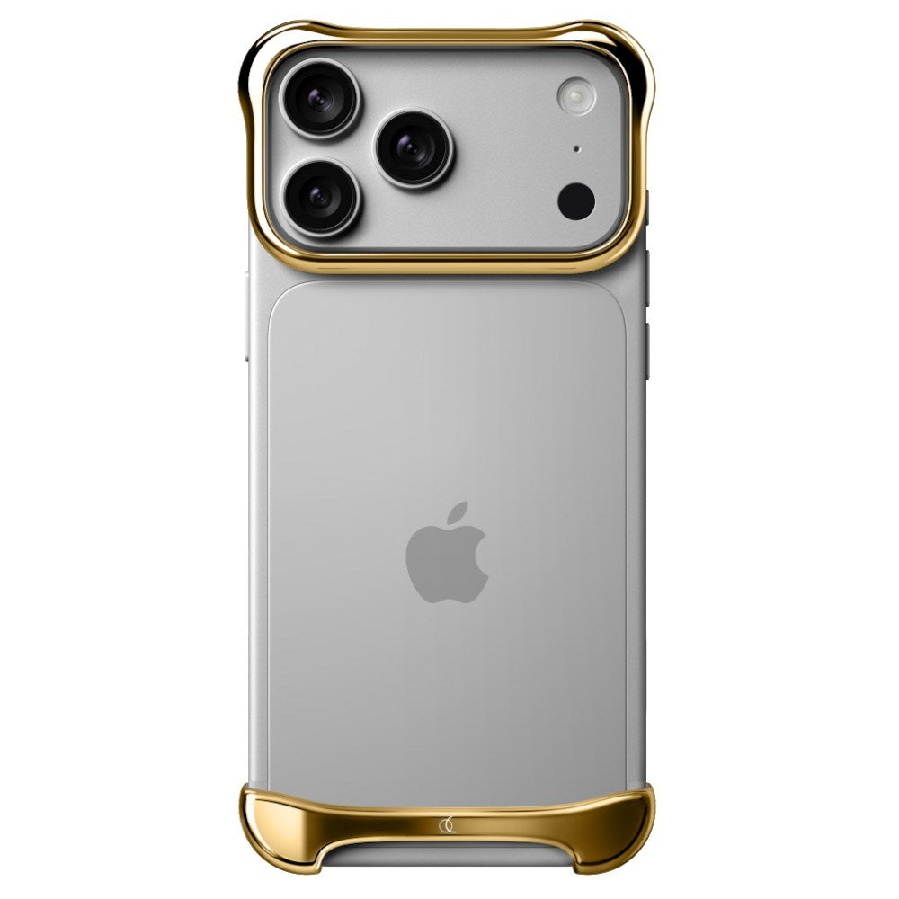 iPhone 18 Pro Arc Pulse Aluminum Bumper Skal - Gold