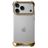 iPhone 18 Pro Max Arc Pulse Aluminum Bumper Skal - Gold