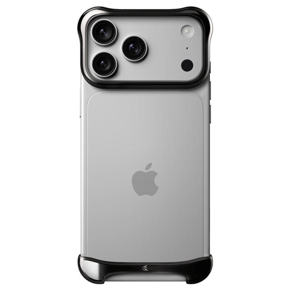 iPhone 18 Pro Max Arc Pulse Titanium Bumper Skal - Onyx Black