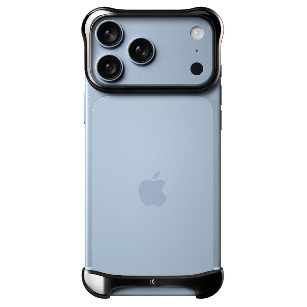 iPhone 18 Pro Arc Pulse Titanium Bumper Skal - Onyx Black