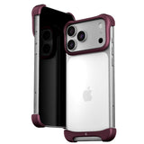 iPhone 18 Pro Arc Pulse Aluminum Bumper Skal - Matte Dark Red