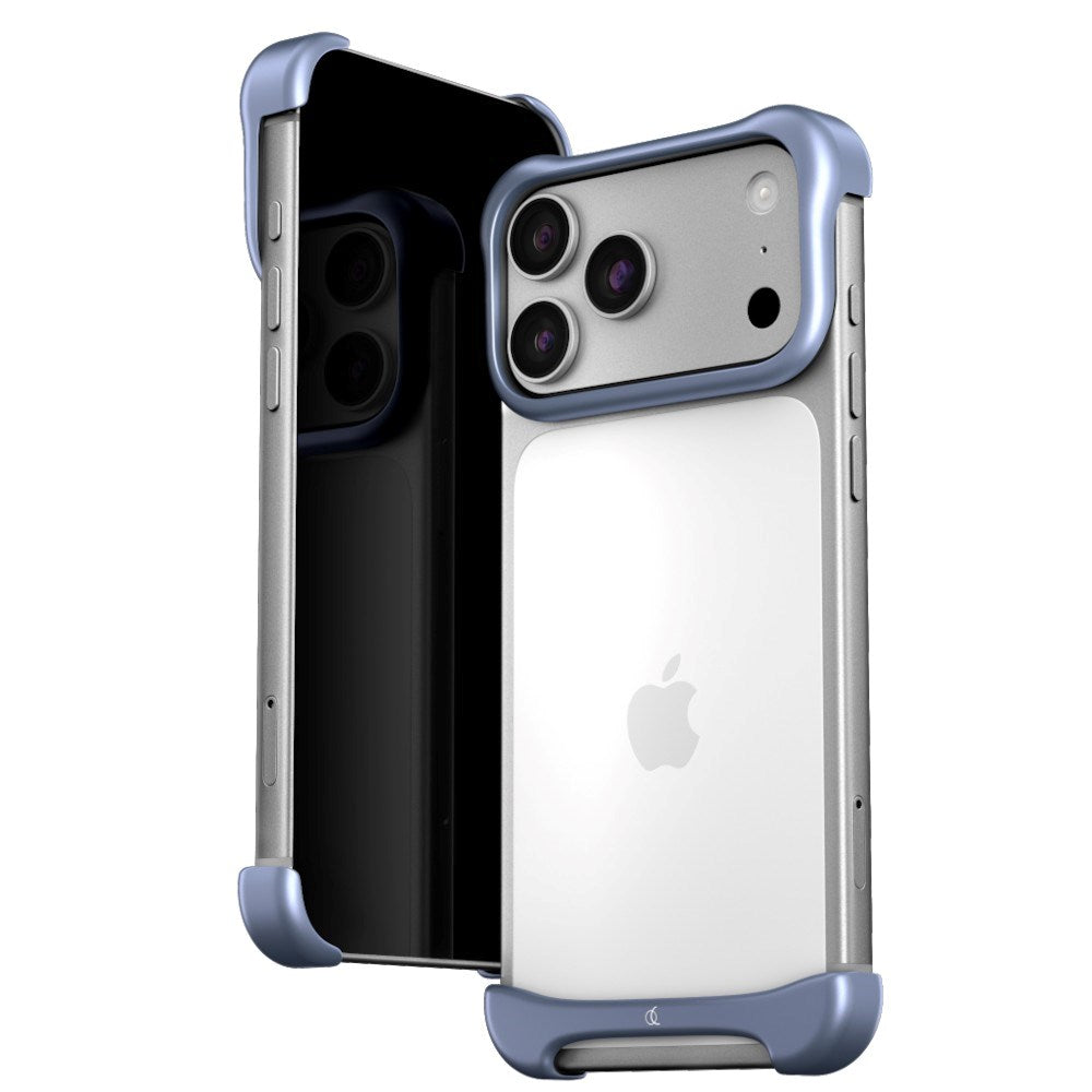 iPhone 18 Pro Arc Pulse Aluminum Bumper Skal - Matte Light Blue
