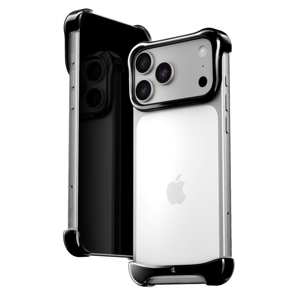 iPhone 18 Pro Max Arc Pulse Titanium Bumper Skal - Onyx Black
