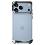 iPhone 18 Pro Max Arc Pulse Aluminum Bumper Skal - Silver