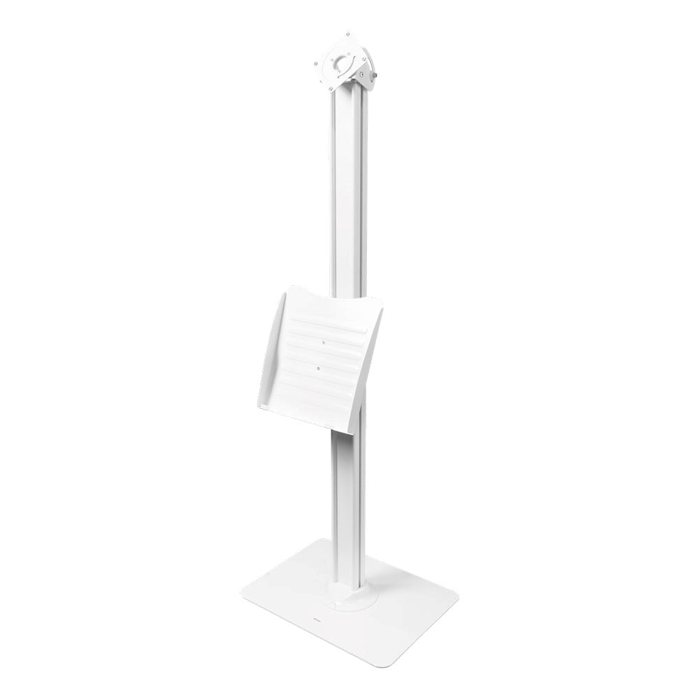 Deltaco Office Surfplatta Floor Stand m. Hylla - Vit