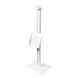 Deltaco Office Surfplatta Floor Stand m. Hylla - Vit