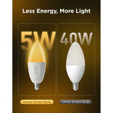 Govee Wi-Fi & Bluetooth Smart Light Bulb 450lm - 2 st. - Vit