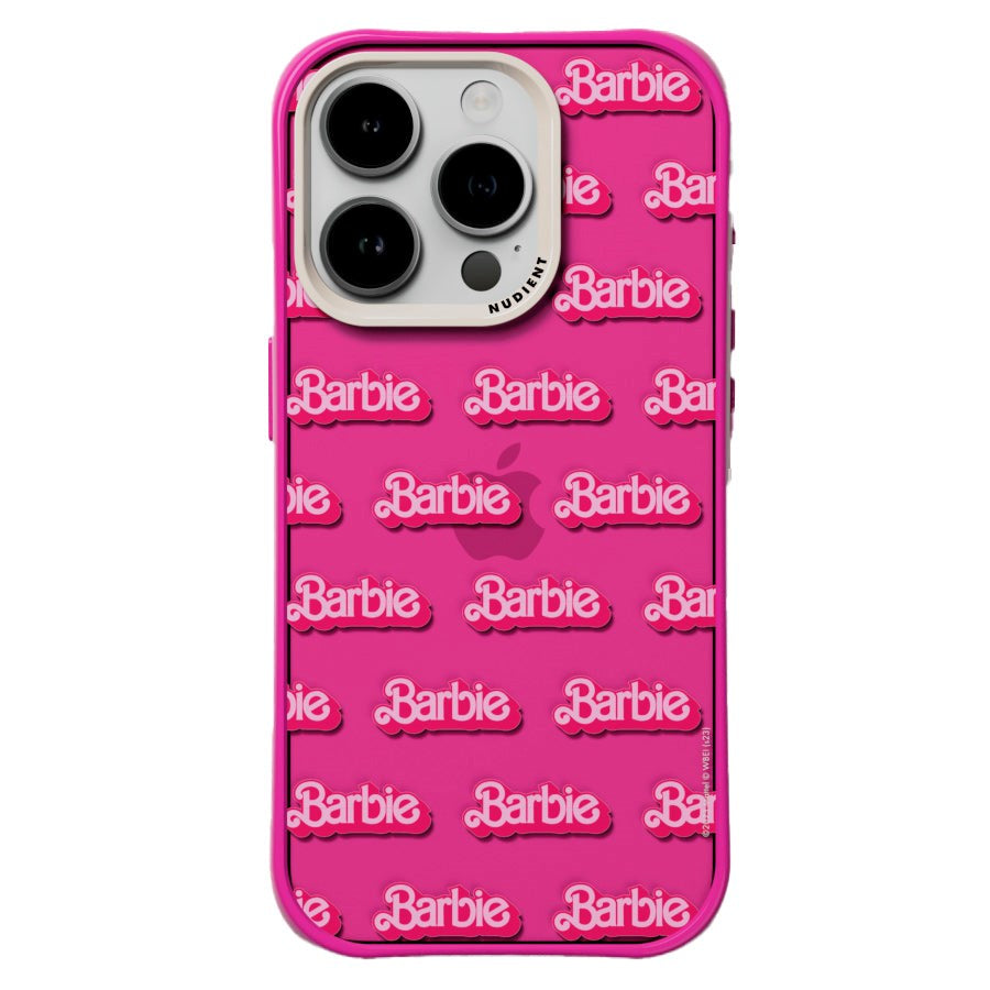 Nudient Form Case iPhone 15 Pro Skal - Barbie Grid