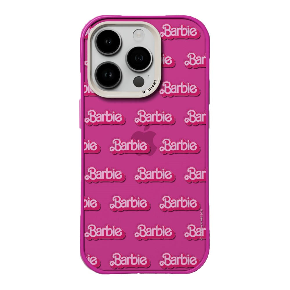 Nudient Form Case iPhone 14 Pro Skal - Barbie Grid