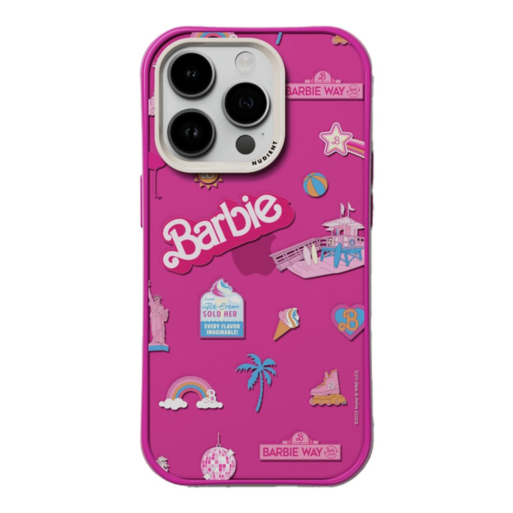 Nudient Form Case iPhone 14 Pro Skal - Barbie Board