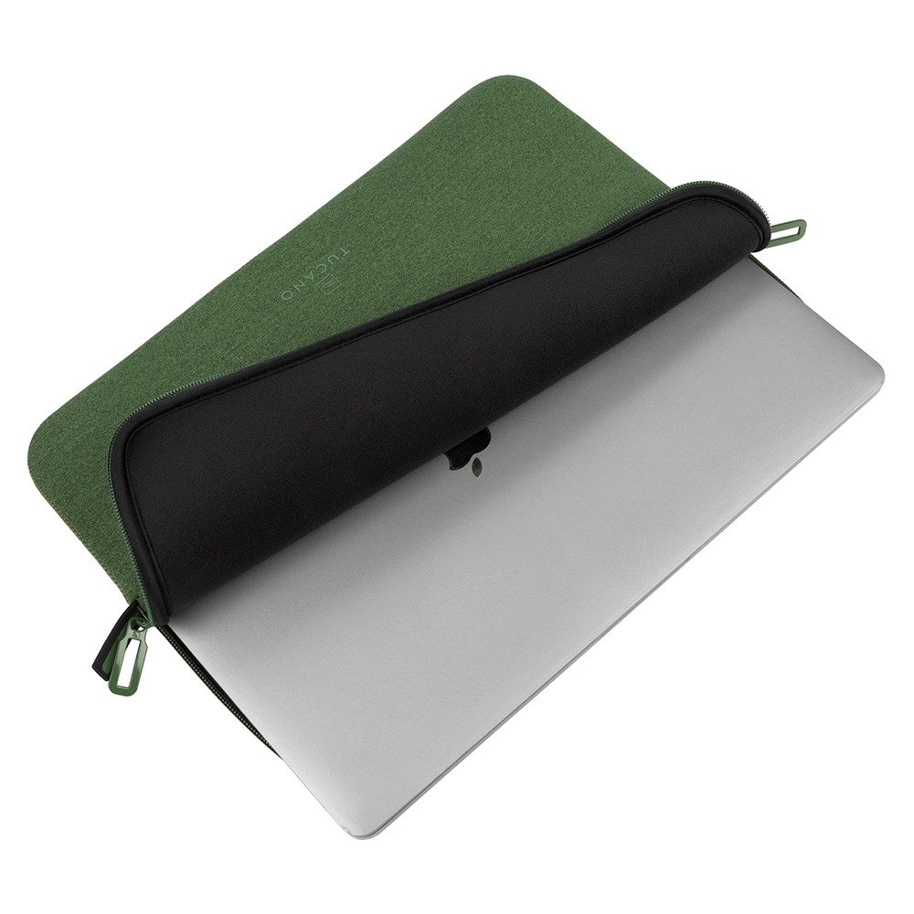 Tucano Second Skin Neoprene Computer Sleeve 15.6" (38 x 25 cm) - Melange - Grön