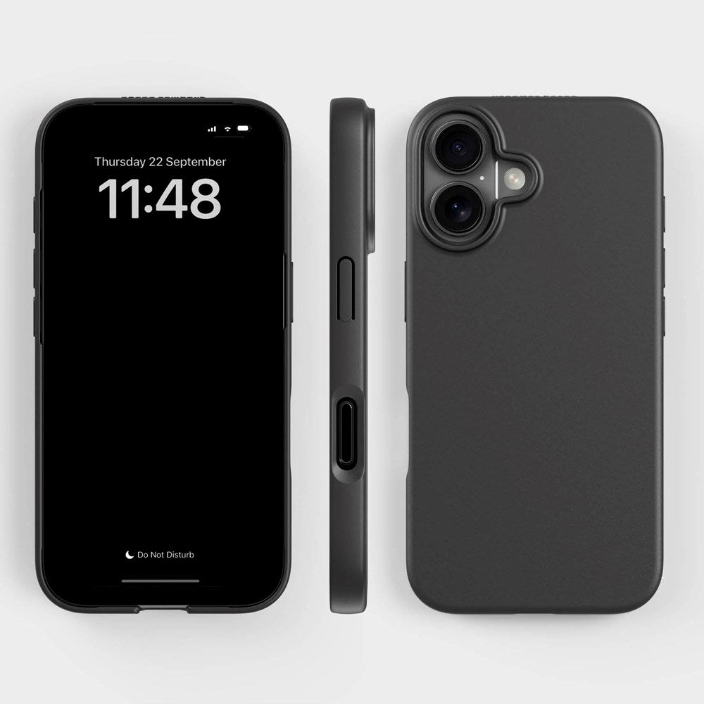 agood company iPhone 16 PLNTPRTCT Skal - Obsidian Black