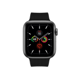 Apple Watch (38/40/SE/41/42mm) Native Union Curve Strap Rem Silikon - Svart