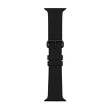 Apple Watch (42/44/SE/45/46/49mm) Native Union Curve Strap Rem Silikon - Svart