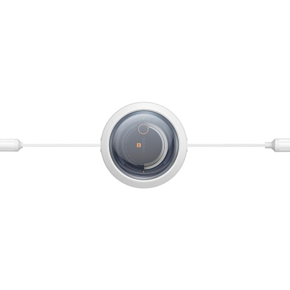 Baseus Free2Draw 3-i-1 Utdragbar Multikabel - USB-A till USB-C / Lightning / Micro USB - 1.1m - Vit