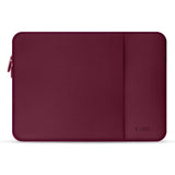 Tech-Protect MacBook / Laptop Neopren Sleeve 15-16" (36.5 x 25.5 cm) med Extra Ficka - Bourgogne