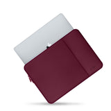 Tech-Protect MacBook / Laptop Neopren Sleeve 15-16" (36.5 x 25.5 cm) med Extra Ficka - Bourgogne